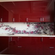 Кухонный фартук из закаленного стекла с УФ-печатью ФС-7268 - фото 1
