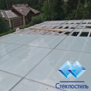 Беседка со стеклянной крышей СК-001 - фото 2