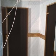 Стеклянная распашная дверь СРПД-11299 - фото 1