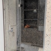Перегородка в нишу с распашной дверью СДК-2217 - фото 1