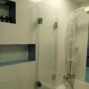 Стеклянная шторка для ванны СДК-10803 - фото 1