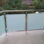 Стеклянное ограждение балкона и крыльца СО-11420 - фото 8