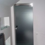 Стеклянная распашная дверь СРПД-3700