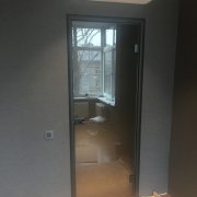 Стеклянная распашная дверь СРПД-11376