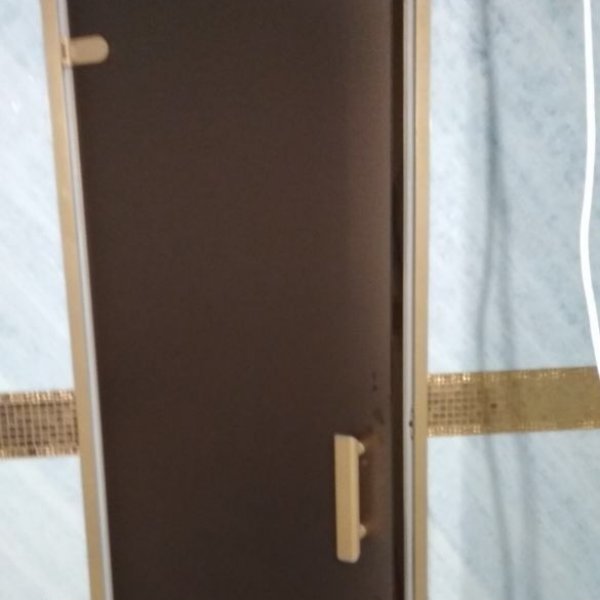 Стеклянная распашная дверь СРПД-11299