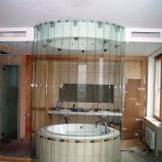 Стеклянная шторка на ванну СДК-2017