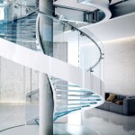 Стеклянные лестницы красивые конструкции в интерьере дома